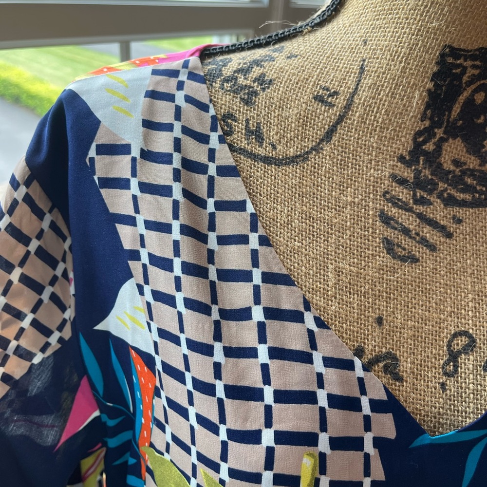 Colorful Patterned Dress - Picture 2 of 4